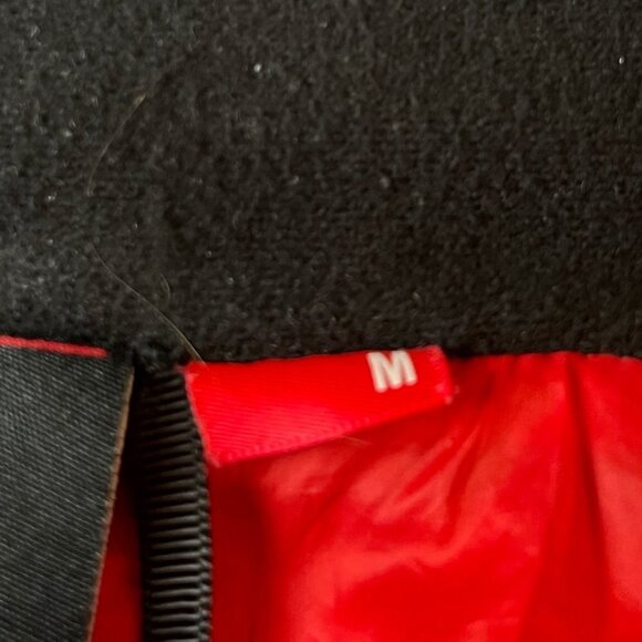 Spyder Size Medium Supreme Black & Red Zip Up Puffer Coat Women's - Picture 11 of 15